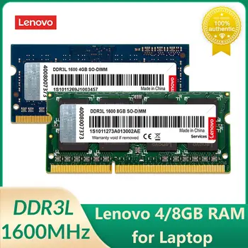 A Lenovo DDR3L 1600MHz 4GB 8GB RAM do Portátil 204pin Memória so-DIMM para Laptop Notebook Ultrabook