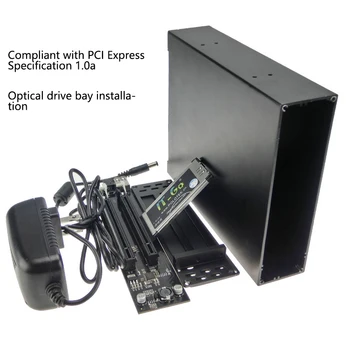 Expresscard adaptador Express card 34 mm 54 mm de PCI e PCIe adaptador Expresscard 34 de 54 mm, PCI-e conversor Placa de Expansão com o Caso