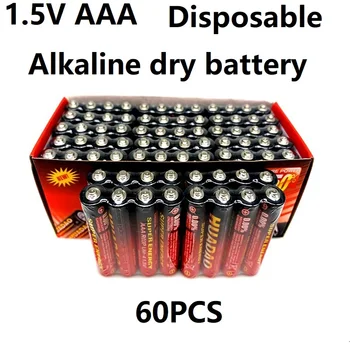 Frete grátis 1,5 V AAA 60PCS Aviação Express Alcalinas Descartáveis Bateria Seca.Usado para a máquina de Barbear Eléctrica, Lanterna, Etc